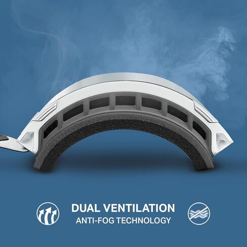 نظارات Wildhorn لخط أنابيب التزلج للرجال والنساء OTG نظارات مضادة للضباب والخدش على الجليد - المورد الرسمي لفريق التزلج الأمريكي - عدسات مقايضة بالأشعة فوق البنفسجية بنسبة 100% in Saudi Arabia