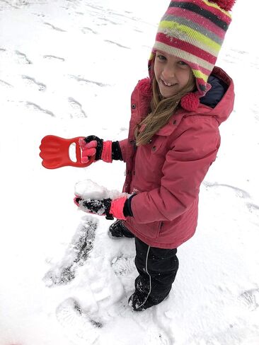 Unplugged Explorers 6 pc. Ultimate Snow Toys kit, Winter Sports- 1 Red Sled, Snow Brick Maker, Snow Digger & Snow Mold, 2 Snowball Makers (1 Free) 1 Oversized Winter Toys Storage in Kuwait