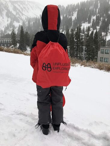 Unplugged Explorers 6 pc. Ultimate Snow Toys kit, Winter Sports- 1 Red Sled, Snow Brick Maker, Snow Digger & Snow Mold, 2 Snowball Makers (1 Free) 1 Oversized Winter Toys Storage in Kuwait