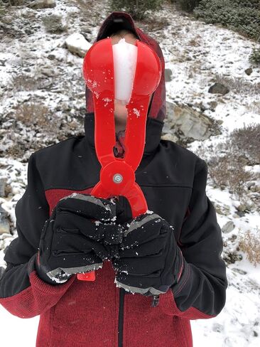 Unplugged Explorers 6 pc. Ultimate Snow Toys kit, Winter Sports- 1 Red Sled, Snow Brick Maker, Snow Digger & Snow Mold, 2 Snowball Makers (1 Free) 1 Oversized Winter Toys Storage in Kuwait