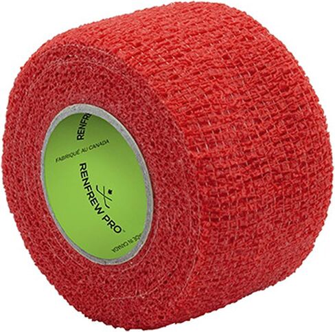 Renfrew Stretchrap Grip Tape Scapa Hockey Stick, 1 Roll (1.5"/6yds, Red) in Saudi Arabia