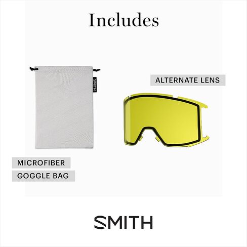 SMITH Squad Goggles with ChromaPop Lens – Goggles with Replaceable Lens for Skiing & Snowboarding – For Men & Women in Kuwait