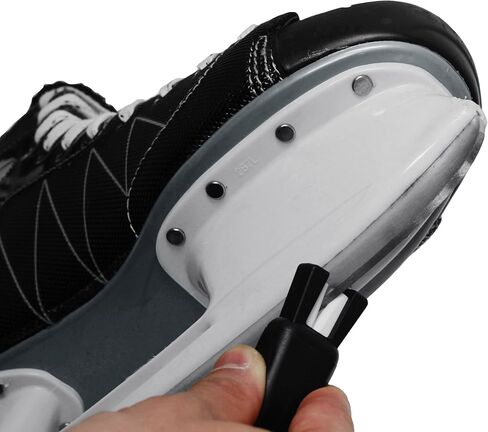 Magic Stick Ice Skate Sharpener | Skate Sharpening With Honing Stone | Hockey Skate Skate Sharpener, Sharpen and Restore Blade Edges, Hockey Accessories, Storage Case provided in Kuwait