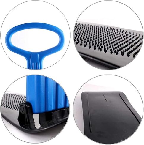 Femont Ski Scooter Snow Sled Board for Outdoor Sports, Cold-Resistant Snowboard Snow Sleigh Kick-Scooter with Strength Handle for Using on Snow,Grass,Sand Downhill Sliding,Winter Toys in Kuwait