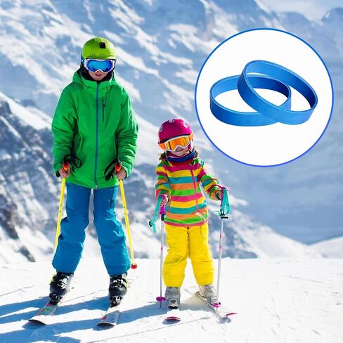 3 Inch Ski Brake Retainers- Snowboard Brake Bands Retainers- Snowboard Ski Binding Rubber Brake Retainers for Winter Ski Accessory in Saudi Arabia