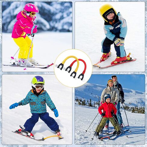 غيجوي 2 قطعة تزلج موصلة مدرب التزلج على الجليد أداة تدريب سهلة إسفين للتزلج على الجليد للتدريب على التزلج على الجليد للمبتدئين في فصل الشتاء in Kuwait