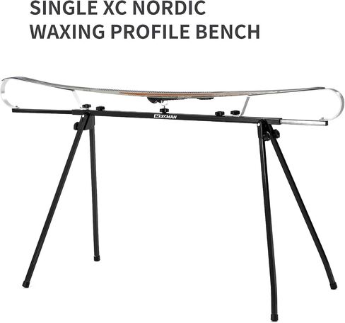 XCMAN Cross Country Nordic Ski Waxing Single Profile Bench Table with Foldable Legs for Traveling,Adjustable Waxing Profile Length 47.2 to 78.7inch in Saudi Arabia