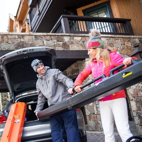 Sportube Series 2 Ski Case - Protective Travel Case for Two Pairs of Alpine Skis and Gear or Four Pairs of Nordic Skis and Gear in Kuwait