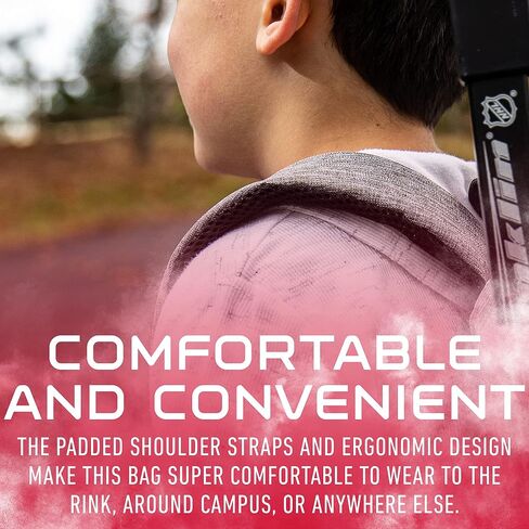 Franklin Sports Street Pack Backpack - Official NHL Hockey Equipment Bags - Authentic Logos and Color in Kuwait