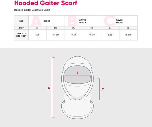 FOCO NFL womens Nfl Team Logo Drawstring Winter Cap Hooded Gaiter Balaclava Face Cover in Saudi Arabia