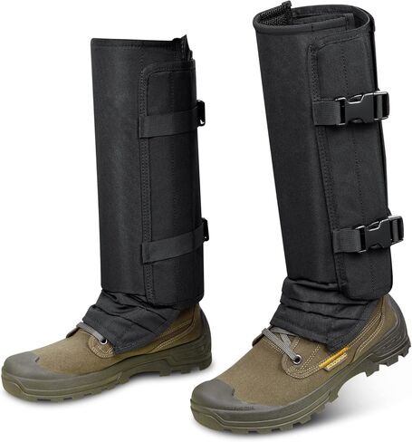 Skiguard Snake Guard الجراميق الأفعى، شقوق الأفعى المقاومة للماء للساقين السفلية، الجراميق الواقية من لدغات الأفعى، مناسبة للرجال والنساء، حجم قابل للتعديل للصيد والمشي لمسافات طويلة والمزرعة in Kuwait