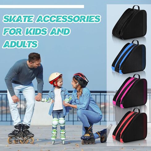 CHENGU 4 Pack Roller Skate Bag Large Capacity Breathable Ice Skate Bag with Adjustable Shoulder Strap Figure Skating Bag Skate Accessories for Boys Girls Adults Hockey Skate Inline Skate Quad Skate in Saudi Arabia