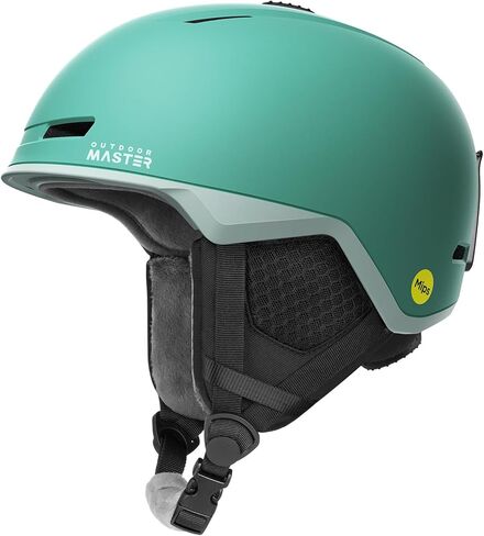 خوذة التزلج OutdoorMaster MIPS، خوذة التزلج على الجليد للرجال والنساء والشباب، خوذة الثلج مع 8 فتحات قابلة للتعديل، هيكل الكمبيوتر وخوذة التزلج على الجليد من رغوة EPS خوذة رياضية للثلج، خوذة تزلج معتمدة in Kuwait