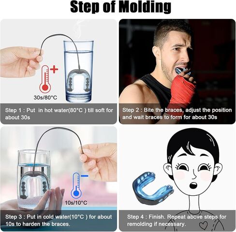 2Pack Football Mouth Guard with Strap, Soft Mouth Guard Football for Youth & Adult, Sports Mouthguard for Rugby, Hockey, Basketball, Boxing, MMA, Lacrosse in Kuwait