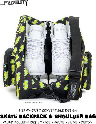 حقائب تزلج دوارة من فيديليتي للنساء والفتيات حقيبة ظهر للتزلج على الجليد ملحقات التزلج على الجليد للأطفال حقيبة تزلج على الجليد حقيبة تزلج على الجليد حقيبة تزلج على الجليد حقيبة تزلج دوارة بألوان قوس قزح سوداء in Kuwait