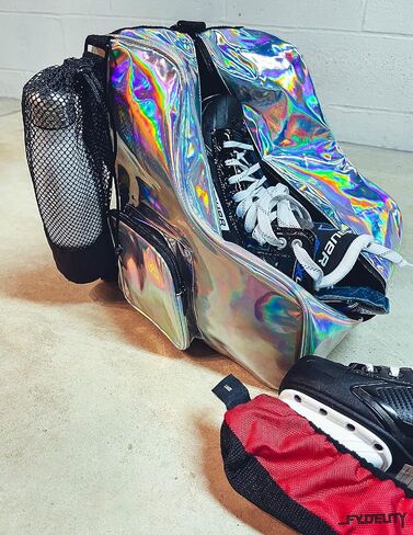حقائب تزلج دوارة من فيديليتي للنساء والفتيات حقيبة ظهر للتزلج على الجليد ملحقات التزلج على الجليد للأطفال حقيبة تزلج على الجليد حقيبة تزلج على الجليد حقيبة تزلج على الجليد حقيبة تزلج دوارة بألوان قوس قزح سوداء in Kuwait
