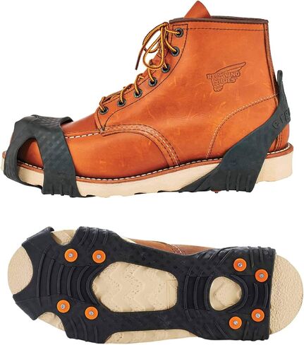 Ergodyne TREX 6300 Slip-On Traction Cleats for Snow and Ice with 8 Carbon Steel Spike Grips in Saudi Arabia