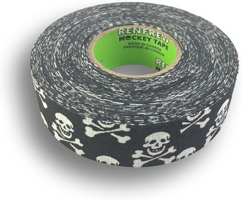 Renfrew Patterned Hockey Tape, 1" Wide (Skull & Crossbones, 25m) in Saudi Arabia