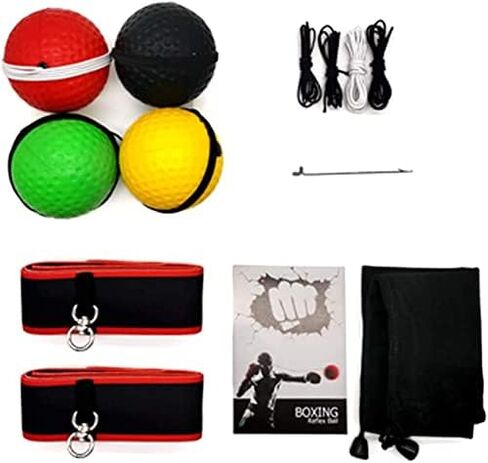 Boxing Reflection Ball Boxing Training Ball 2 Difficulty Level Boxing Ball Takes The Lead, Suitable for Reaction in Kuwait