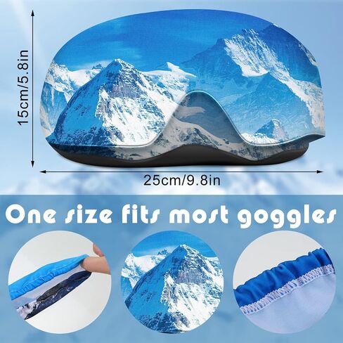 6 قطع من أغطية نظارات التزلج الواقية من الألياف الدقيقة الواقية من نظارات التزلج لتخزين نظارات التزلج لتخزين السفر in Kuwait