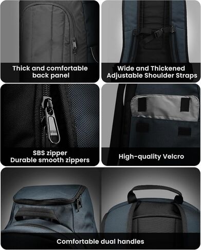 حقيبة أحذية التزلج OutdoorMaster 50L - أحذية التزلج والتزحلق على الجليد حقيبة ظهر للسفر مع حجرة للخوذة | الجزء الخارجي والسفلي مقاوم للماء in Kuwait