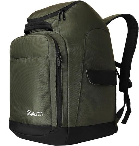 حقيبة أحذية التزلج OutdoorMaster 50L - أحذية التزلج والتزحلق على الجليد حقيبة ظهر للسفر مع حجرة للخوذة | الجزء الخارجي والسفلي مقاوم للماء in Kuwait