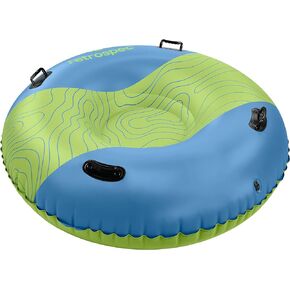 ريتروسبيك انبوب ثلج قابل للنفخ مقاس XL 54 انش من سنو سلايد مع بلاستيك PVC مقاوم للثقب، 4 مقابض امساك XL ومجموعة اصلاح للاطفال والكبار | للرياضات الثلجية الشتوية والتزلج والثلج in Kuwait