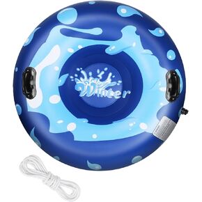 أنبوب قابل للنفخ شديد التحمل مقاس 47 بوصة من D-TEND للبالغين والأطفال، أنبوب مضاد للتجمد مقاوم للاهتراء للرياضة الشتوية الخارجية مع أصدقاء الأطفال in Kuwait