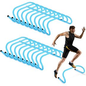 Wettarn 18 Pcs Speed Training Hurdles Agility Training Hurdles Durable Training Hurdle Agility Plyometric and All Purpose Speed Training Hurdle Equipment for Athletes, Soccer, Basketball in Kuwait