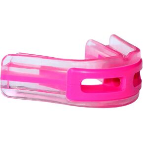 Brain-Pad Women's LoPro+ Double Laminated Strap/Strapless Mouthguard Combo, Adult, Pink/Clear in Kuwait