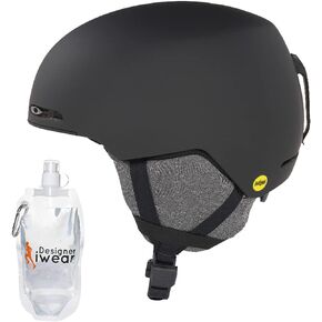 Oakley MOD1 MIPS Ski Snowboarding Helmet for Men for Women + Bundle with Designer iWear Collapsible Water Bottle with Carabiner