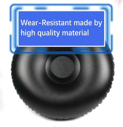 أنبوب الثلج SANKUU - زلاجة ثلجية كبيرة جدًا مقاس 47 بوصة قابلة للنفخ للبالغين - أنابيب تزلج عملاقة شديدة التحمل مصنوعة من مادة سميكة بسمك 0.6 مم in Kuwait