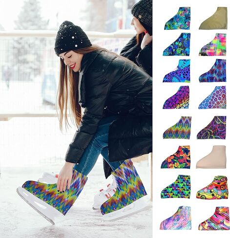 Ice Fire 1 Pair Skate Boot Covers | Durable Boot Protector for Ice/Figure/Roller Skate | Universal Size | Skating Accessory in Kuwait
