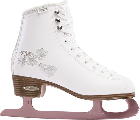 Rollerblade Bladerunner Ice Diva Women's Adult Figure Skates, White and Rose Gold, Ice Skates in Saudi Arabia