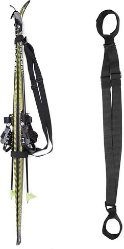 حزام التزلج وحامل القطب - رائع لحمل التزلج - للرجال والنساء والأطفال in Kuwait