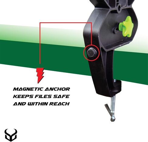 Demon Ski and Snowboard Ultra Vise for Tuning, Repair and Waxing, No Slip Vice Grips with Horizontal and Vertical Working Positions, Magnetic Tool Holder and Secure Board Grip Center Arm (Pair) in Saudi Arabia