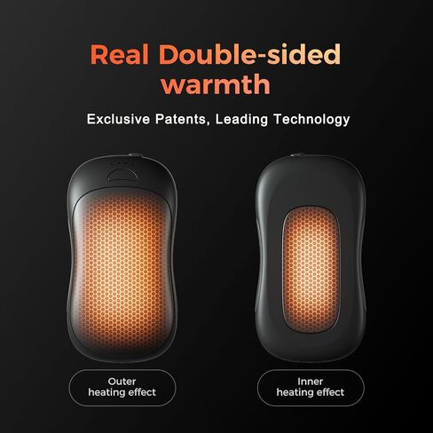 OCOOPA Hand Warmers Rechargeable 2 Pack, Magnetic Double-Sided Heating Electric Hand Warmers 10000mAh, Up to 14 Hours, 4 Heat Levels, Max 136℉, Ideal Men Gift for Golf/Hunting/Camping/Fishing,UT3 PRO in Kuwait