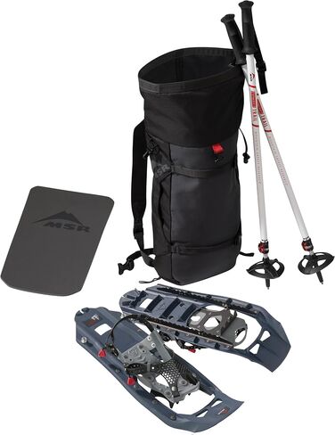 MSR Evo Trail Snowshoe Kit with Trekking Poles and Seat-Cushion Backpack in Saudi Arabia