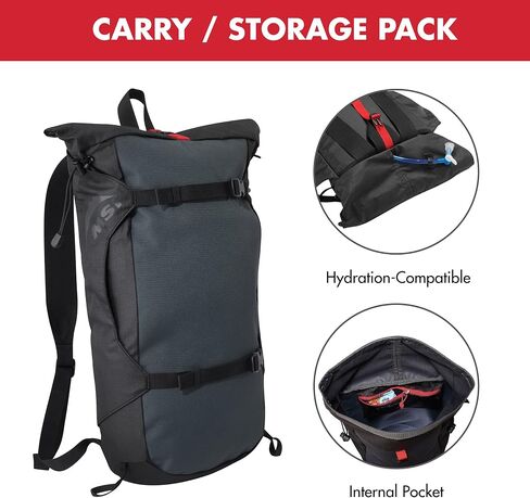 MSR Evo Trail Snowshoe Kit with Trekking Poles and Seat-Cushion Backpack in Saudi Arabia