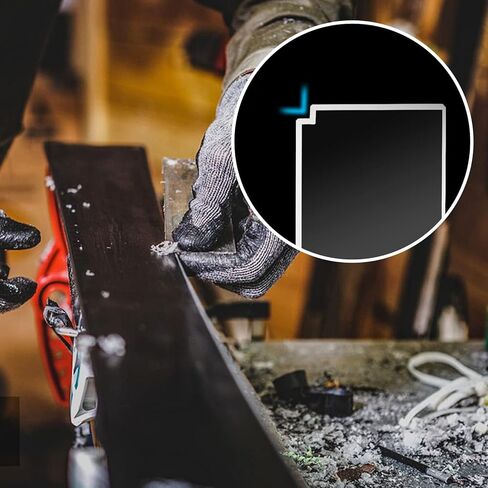 4 Pcs Snowboard Wax Scraper, Stiff And Sharp Acrylic Triangle & Rectangle Wax Scrapers With Corner Notch for Snowboard and Wide Ski For Removing the Extra Cooled Wax And Edge Cleaning from The Skis in Kuwait