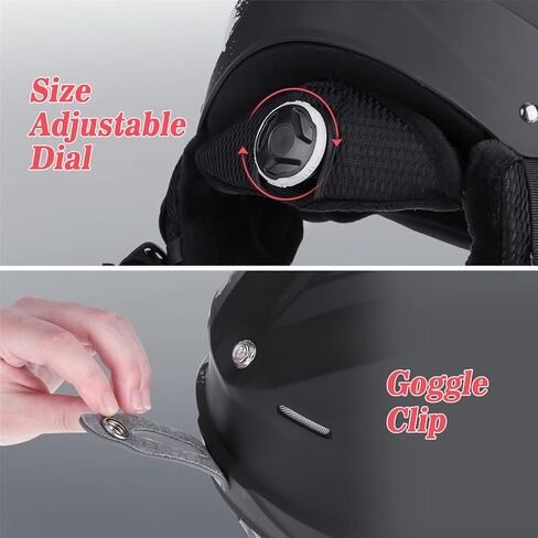 خوذة التزلج مناسبة للرأس 58-61 سم، للرجال، والنساء، مقاس كبير in Kuwait