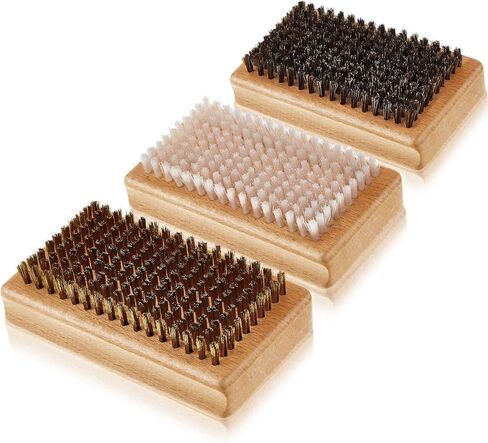 تيسكو مجموعة فرش شمع للتزلج والتزلج على الجليد تتضمن فرشاة نايلون وفرشاة شعر حصان وفرشاة نايلون in Kuwait