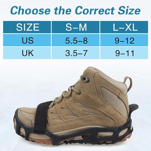 Spikeless Shoe Cleats Anti Slip Roofing Shoes for Wet Floors | Rubber Traction Shoe Cover, Anti Slip Shoe Grips, Work Boots Shoes, Overshoes for Wet Floors, Wood Decks, Slippery Surfaces in Kuwait