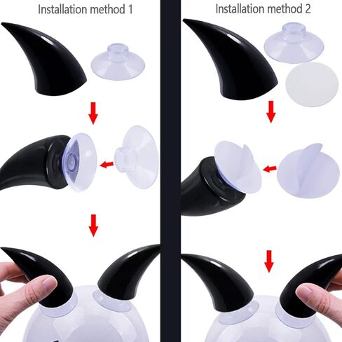 كواليتي يس بوق خوذة رياضية اسود مع اكواب شفط من قطعتين in Kuwait