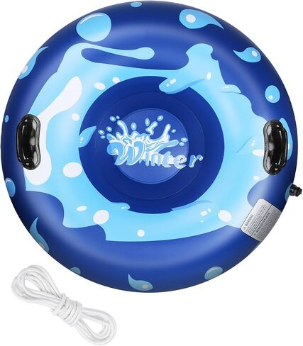 أنبوب قابل للنفخ شديد التحمل مقاس 47 بوصة من D-TEND للبالغين والأطفال، أنبوب مضاد للتجمد مقاوم للاهتراء للرياضة الشتوية الخارجية مع أصدقاء الأطفال in Kuwait