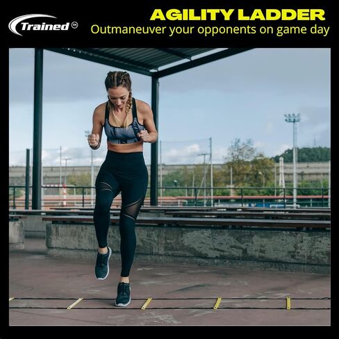 Agility Ladder 20ft, 2 Agility Drills eBook & Carry Case in Kuwait