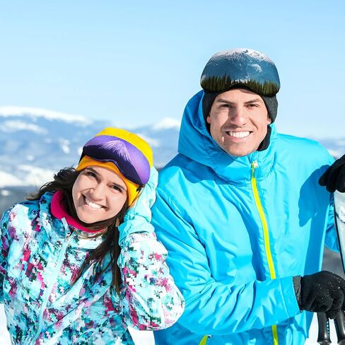 6 قطع من غطاء نظارات التزلج الواقي على الجليد وغطاء لنظارات التزلج على الجليد وغطاء عدسة نظارات التزلج هدايا لمحبي التزلج وتخزين السفر والثلج، وحماية العدسات من الغبار والخدش in Kuwait