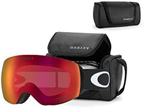 Oakley Flight Deck XM Snow Goggle (Matte Black Frame/Prizm Torch Iridium Lens) with Large Goggle Soft Case in Kuwait