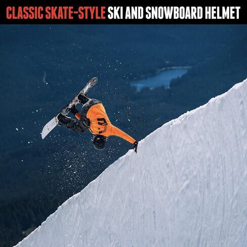 Triple Eight Halo Snow Standard Snowboard and Ski Helmet, Safety Certified with Dial Fit in Saudi Arabia