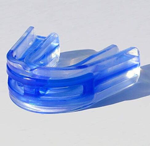 Brain-Pad LoPro+ Double Laminated Strap/Strapless YOUTH Mouthguard (Blue/Clear) in Kuwait